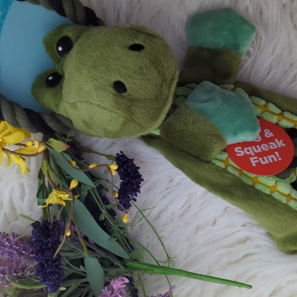 Green Alligator Dog Toy - Picture 2 of 3